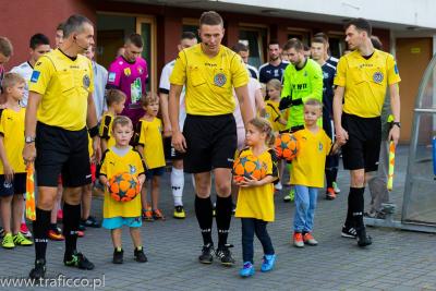 Bartosz Banasiak sędzią w meczu z Legią.